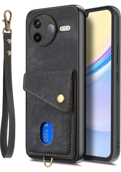 Xiaomi Poco F7 Pro 5g Kickstand Deri Telefon Arka Kapağı Kart Tutucu ile (Yurt Dışından) fiyatları