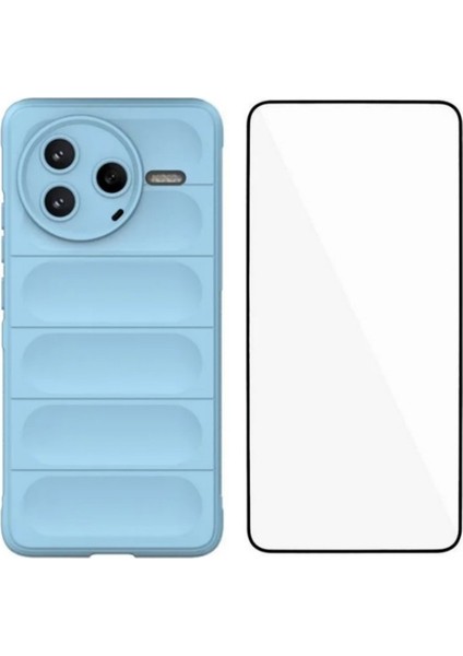 Xiaomi Poco F7 Pro 5g Tpu Kılıf Kaymaz Telefon Kılıfı Temperli Camlı (Yurt Dışından)