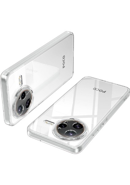 Xiaomi Poco F7 Ultra 5g Parmak Izi Önleyici Kristal Şeffaf Tpu Telefon Kılıfı (Yurt Dışından)