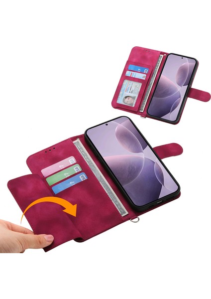 Xiaomi Poco F7 Pro 5g Pu Deri Cüzdan Telefon Kılıfı Kayışlı (Yurt Dışından) fiyatları