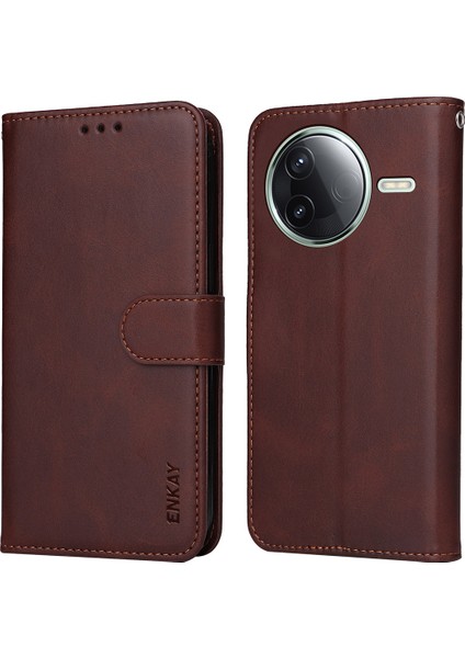 Xiaomi Poco F7 Ultra 5g Pu Deri Cüzdan Telefon Standı Kılıfı Temperli Camlı (Yurt Dışından)