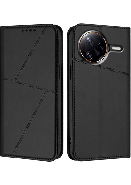 Xiaomi Poco F7 Ultra 5g Cüzdan Manyetik Kapatma Deri Kapaklı Telefon Kılıfı Standlı (Yurt Dışından)