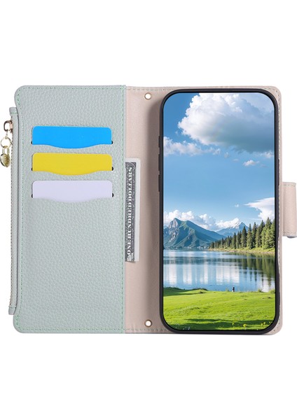 Xiaomi Poco F7 Ultra 5g Fermuarlı Cüzdan Deri Telefon Kılıfı Bilek Kayışı ile (Yurt Dışından)