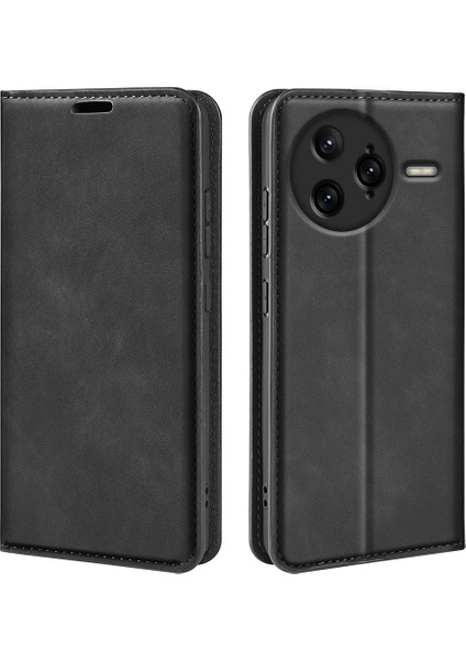 Xiaomi Poco F7 Ultra 5g Skin Touch Deri Cüzdan Telefon Kılıfı Için (Yurt Dışından)