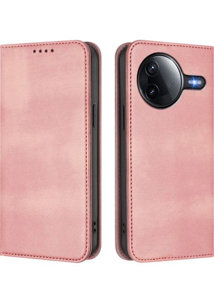 Xiaomi Poco F7 Ultra 5g / Xiaomi Poco F7 Pro 5g Cüzdanlar Retro Doku Deri Telefon Kılıfı (Yurt Dışından)