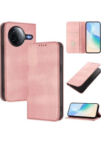 Xiaomi Poco F7 Ultra 5g / Xiaomi Poco F7 Pro 5g Cüzdanlar Retro Doku Deri Telefon Kılıfı (Yurt Dışından)