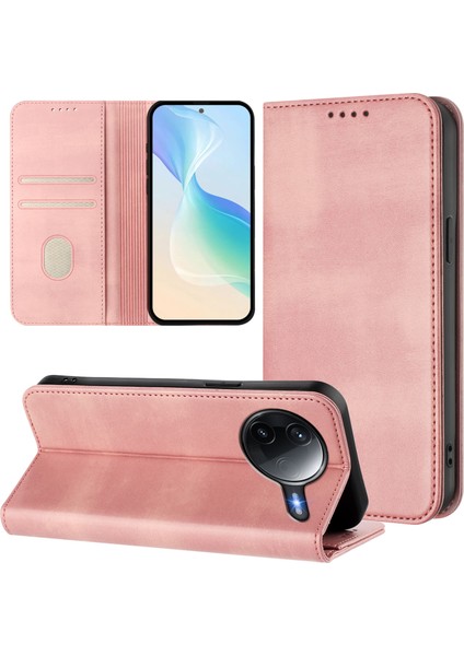 Xiaomi Poco F7 Ultra 5g / Xiaomi Poco F7 Pro 5g Cüzdanlar Retro Doku Deri Telefon Kılıfı (Yurt Dışından)