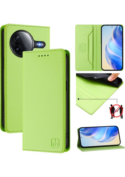 Xiaomi Poco F7 Pro 5g / Xiaomi Poco F7 Ultra 5g Cüzdan Standlı Deri Telefon Kılıfı (Yurt Dışından)
