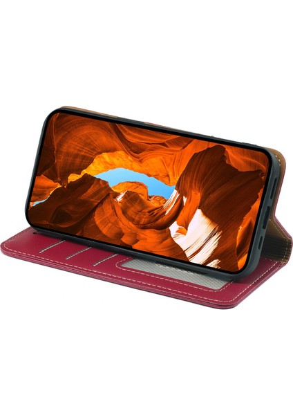 Xiaomi Poco F7 Pro 5g Cüzdan Deri Telefon Kılıfı Için (Yurt Dışından)