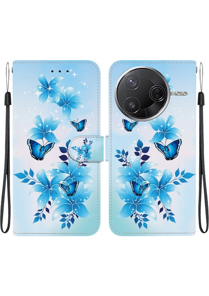 Xiaomi Poco F7 Pro 5g / Poco F7 Ultra 5g Deri Cüzdan Kılıfı ve Kordonu (Yurt Dışından)