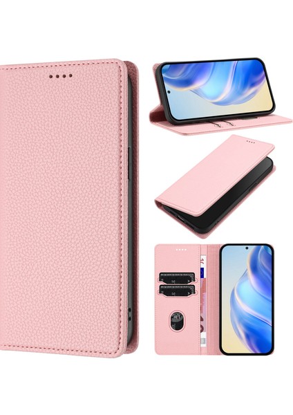 Xiaomi Poco F7 Pro 5g / Xiaomi Poco F7 Ultra 5g Cüzdan Litchi Doku Deri Kılıf (Yurt Dışından)