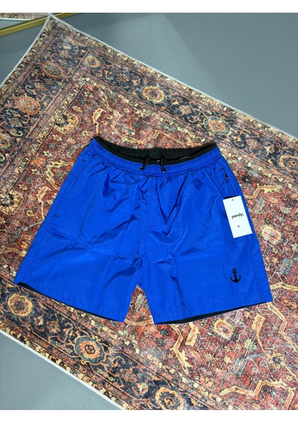 2'li Renkli Cep Fermuarlı Astarlı Deniz Şortu fiyatları