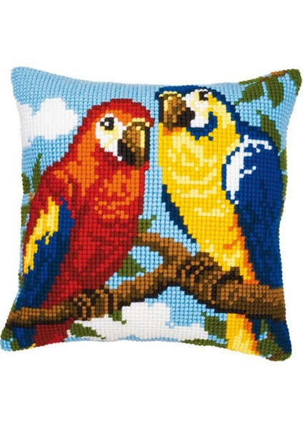 Işlenecek Goblen Yastık Etamin Kuşlar Kiti PN-0008570