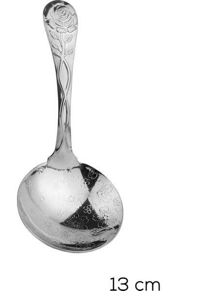 5216 Metal Gümüş 2li Sos Kaşığı 13CM modelleri