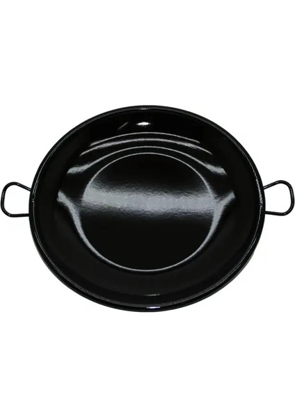 Kulplu Emaye Kavurma Sacı Çap 25 cm