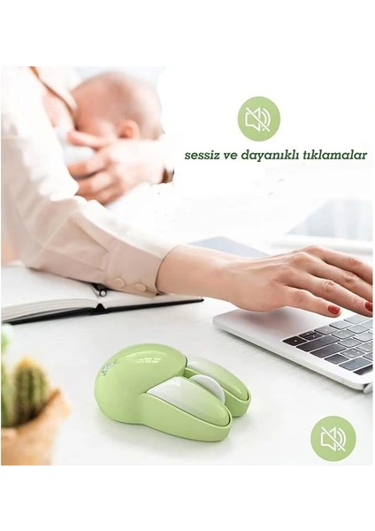 Fanıx MOU-6003-Y Playrob M6 Pilli Kablosuz Mouse Yeşil Tavşan fiyatları
