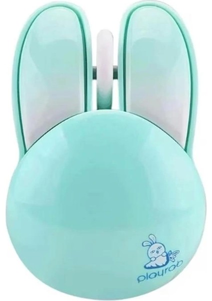 Fanıx MOU-6003-M Playrob M6 Pilli Kablosuz Mouse Mavi Tavşan