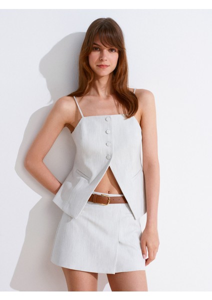 60585 Askılı Yelek-Açık Gri indirimleri