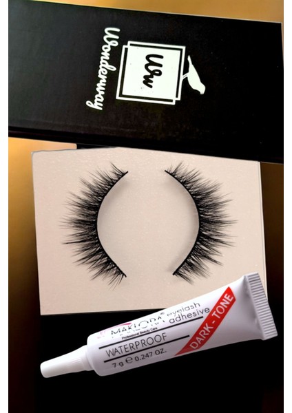 Takma Kirpik ve Kirpik Yapıştırıcı Set