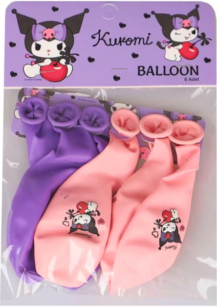 Baskılı Renkli Balon 6 Lı (596806)