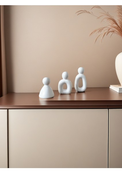 Evolu Form Seti – Minimalist Aile Heykeli fiyatları