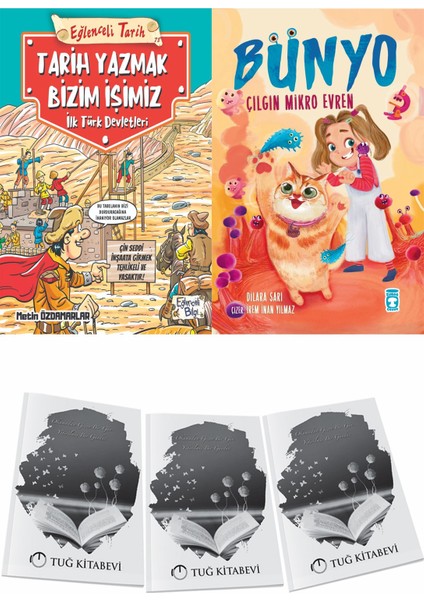 Tarih Yazmak Bizim Işimiz Ilk Türk Devletleri ve Bünyo Çılgın Mikro Evren + Hediyeli