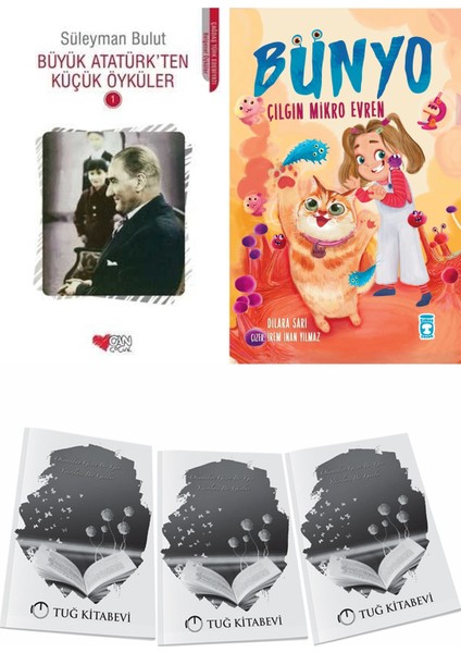 Büyük Atatürk'ten Küçük Öyküler 1 ve Bünyo Çılgın Mikro Evren + Hediyeli