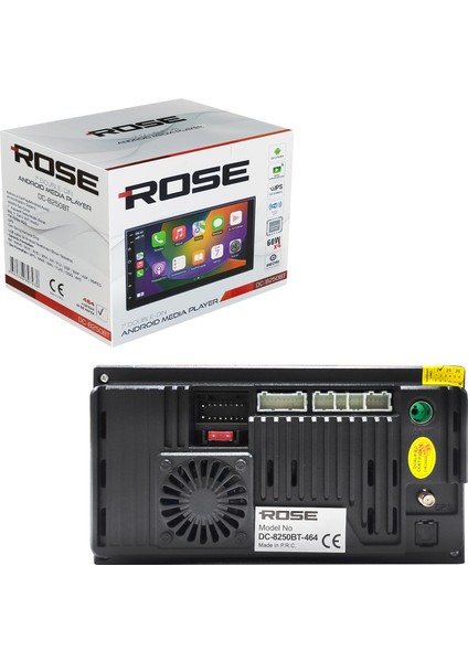 7" Android Double Teyp 4-64 Kameralı Rose DC-8250BT-464 R9