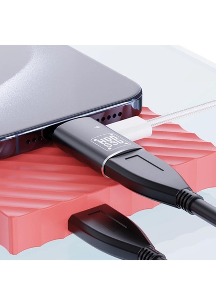 Type-C To USB 3.0 Otg Dönüştürücü | 10GBPS + 12W Şarj Desteği