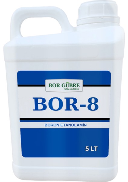 Bor-8-5lt- Yonca Için Organik Sıvı Gübre-Ürün Sayısı Artar-Kalite ve Verim Artar.