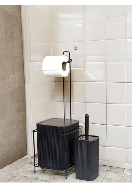 Çöp Kovalı Wc Kağıtlık ve Tuvalet Fırça Seti fiyatları