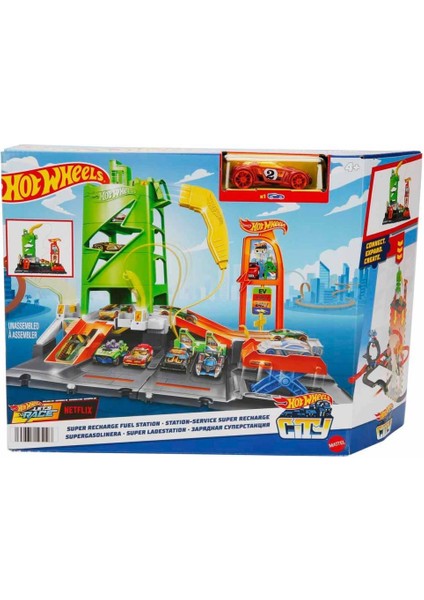 Hot Wheels Elektrikli Araç Şarj Istasyonu Oyun Seti HTN79 indirimleri