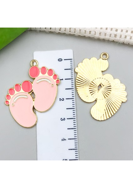 Yeni Çizgi Film Ayak Kolye Yağ Damlası Alaşım Aksesuarları Dıy Sevimli Küpe Bilezik Anahtarlık Okul Çantası Takı Küçük Kolye (Yurt Dışından)