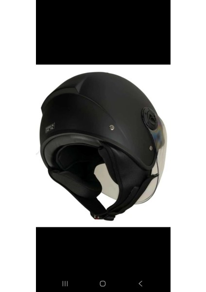 Kask Çenesiz 230 Ece Belgeli- Mat Siyah
