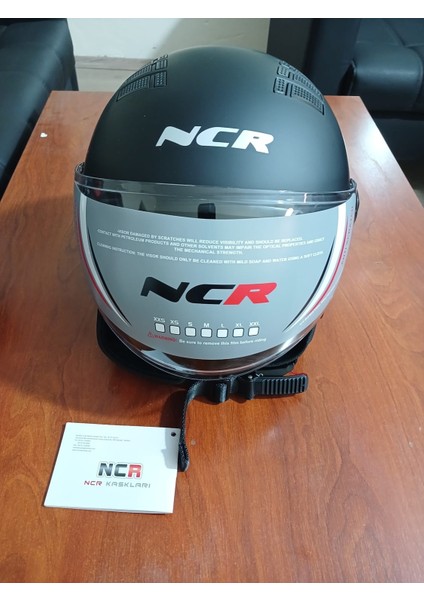 Kask Çenesiz 230 Ece Belgeli- Mat Siyah