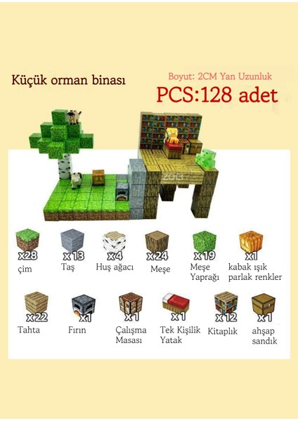 Yeni Mc My World Minecraft Periferik Manyetik Kare Yapı Blokları Çocuk Eğitici Montaj Yapı Blokları Oyuncak Hediyesi (Yurt Dışından)