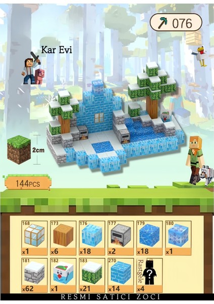 Yeni Mc My World My World Serisi Manyetik Kare Yapı Blokları Eğitimsel Montaj Yapı Blokları Çocuk Oyuncak Hediyesi (Yurt Dışından)