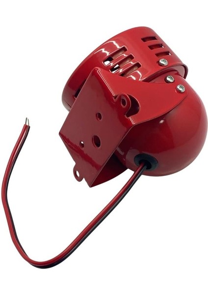 24V Motorlu Metal Siren Mini (Kırmızı) (110-130 Db) (75 Mm) fiyatları