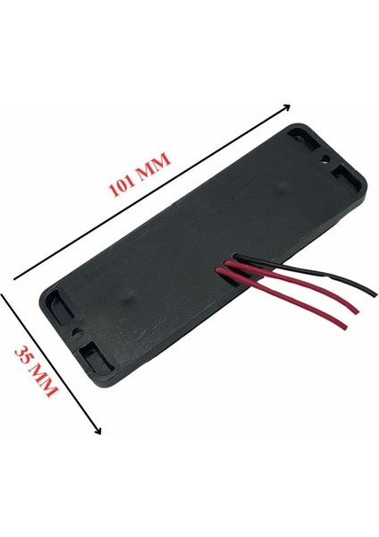12V-24V Ikaz Lambası 18-Ledli Kırmızı Delikli (Düz ve Çakarlı) (101*35 Mm) Unıversal fiyatları