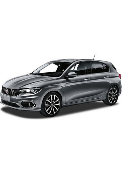 Fiat Egea Hatchback 2017 ve Sonrası Uyumlu Klipsli-Kaymaz Taban Halı Paspas Seti