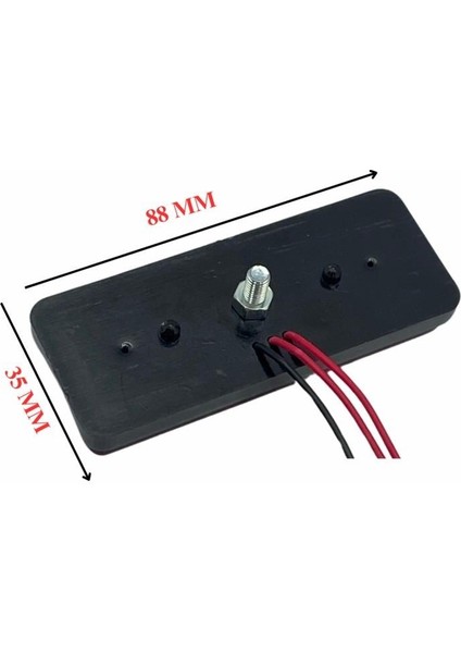 12V-24V Ikaz Lambası 18-Ledli Kırmızı Cıvatalı (Düz ve Çakarlı) (88*35 Mm) Unıversal fiyatları