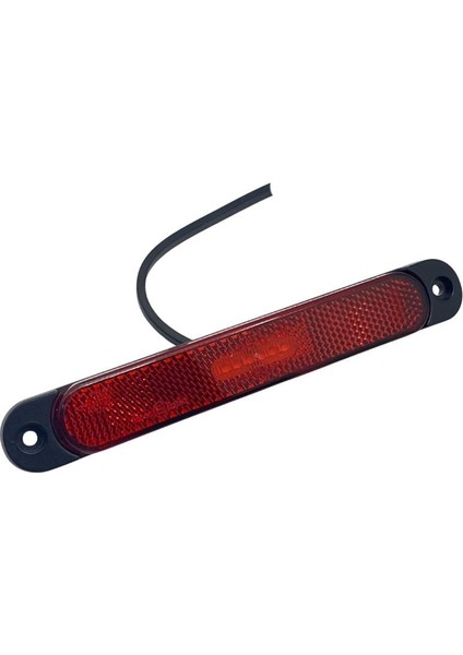 Frıstom 12V-24V Yan Ikaz Lambası (Side Marker) Ledli Kırmızı Krone Tip Dorse (170*25.2 Mm) E9