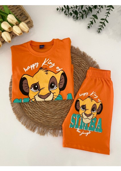 Aslan Figürlü Şort-Tshirt Erkek Çocuk Ikili Takım modelleri