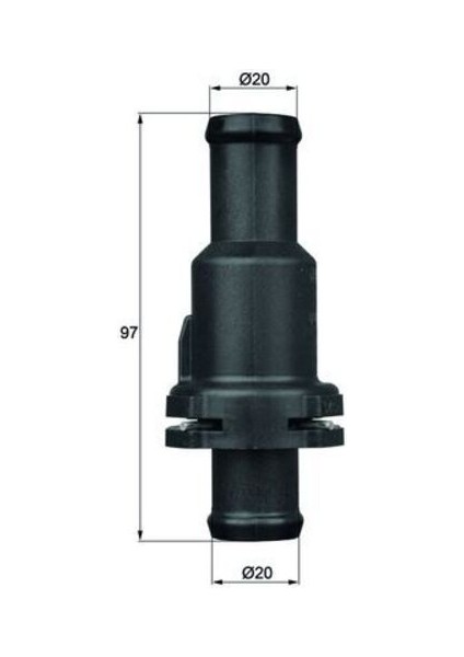 Mahle-Knecht-Behr TH575 Termostat 75° A3 A4 A5 Q3 Q7 Tt Caddy cc Eos Golf V Vı Vıı Jetta Passat Tıguan Altea Leon Kodıaq Octavıa Superb Yetı 1.4 1.8 2.0tfsı 2.0tdı