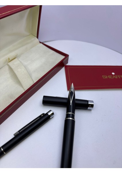 Dolma Kalem - Tükenmez Set Krom Klips'li modelleri