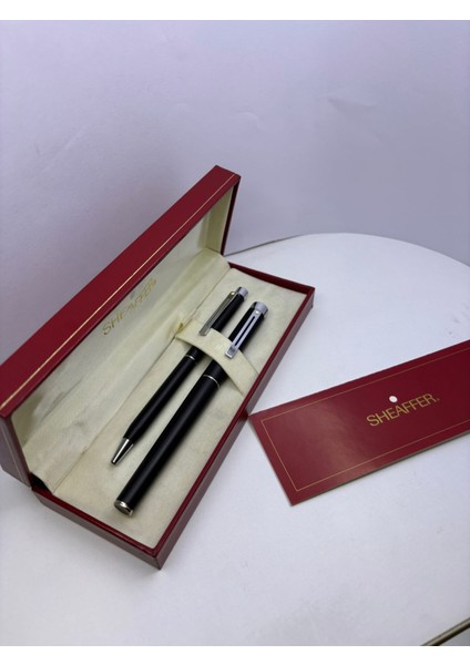 Dolma Kalem - Tükenmez Set Krom Klips'li indirimleri