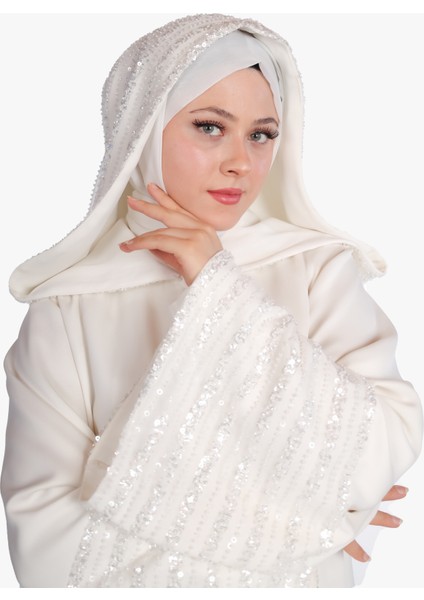 Prenses Beyaz Abaya indirimleri
