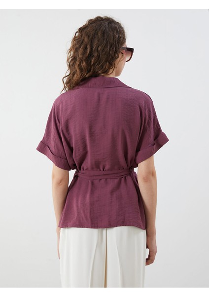 Yeni Sezon Gomlek Yaka Oversize Kusakli Bluz - S5PL34Z8 fırsatları