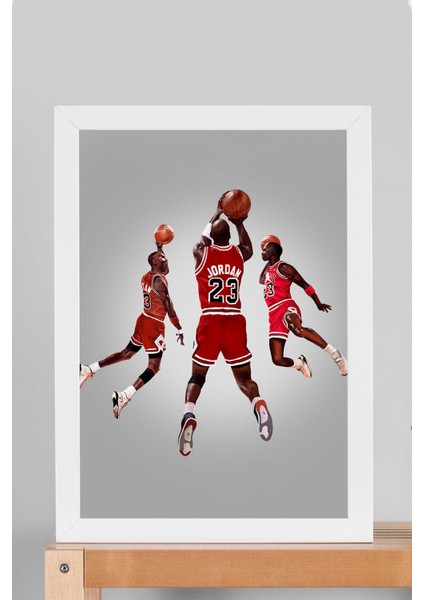 Michael Jordan Çerçeveli Tablo - Basketbol Nba Posteri Tablo