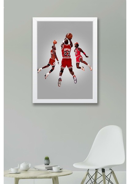 Michael Jordan Çerçeveli Tablo - Basketbol Nba Posteri Tablo fiyatları